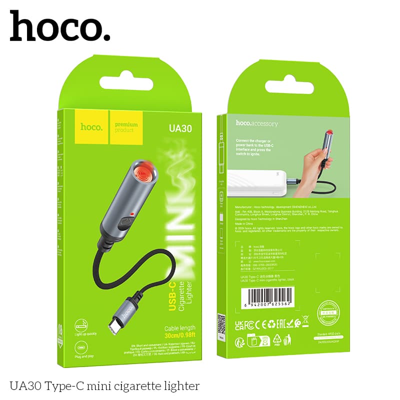 Hoco UA30 Mini lighter Type C view 3