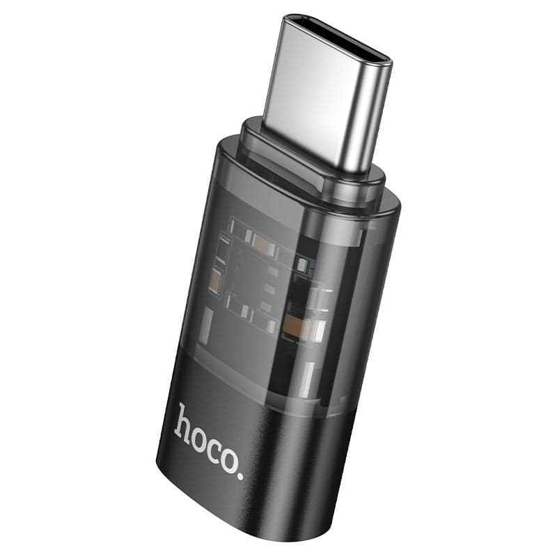 Hoco UA36D Type-C Male To iP Female Adapter view 1