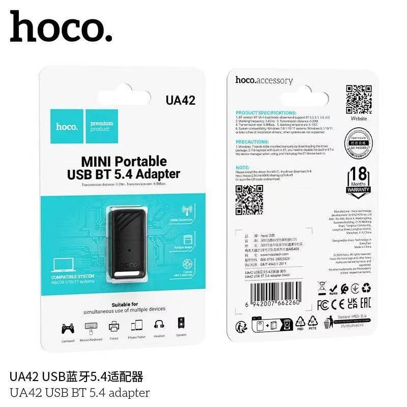 Hoco UA42 USB Bluetooth 5.4 Mini Adapter view 4