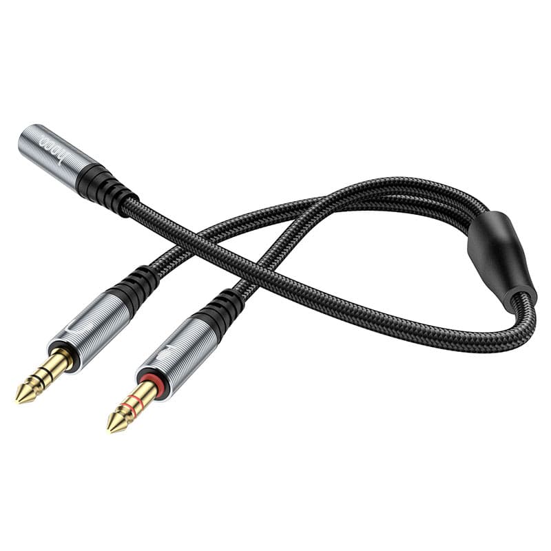 Hoco UPA21 3.5mm Female To 2*3.5mm Male Cable Audio Adapter view 1