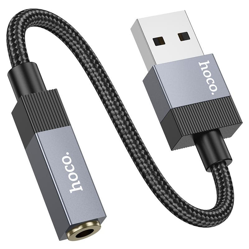 HOCO UPA32D USB-A To 3.5mm Audio Converter view 2