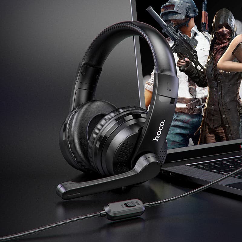 Hoco W103 Wired Gaming Headphone With Mic view 2