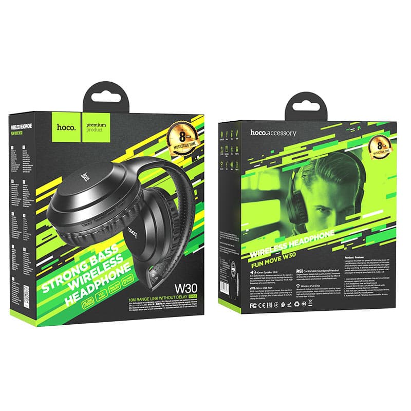 Hoco W30 Wireless Bluetooth Headphone view 4