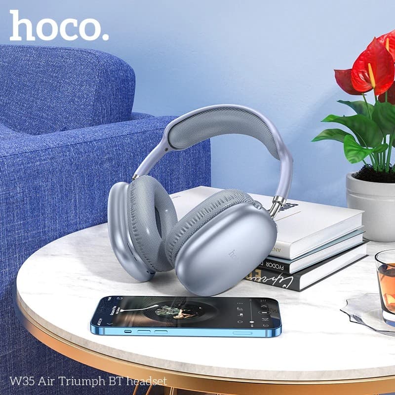 Hoco W35 Air Wireless Bluetooth Headphone view 3