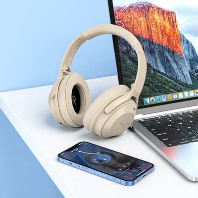 Hoco W37 ANC Wireless Bluetooth 5.3 Headphone Active Noise Cancelling Headset view 4