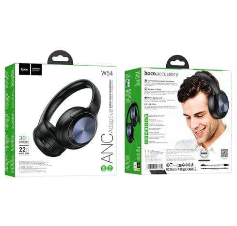 Hoco W54 ANC Adaptive BT Wireless Headphone 30 hours Music Time view 4