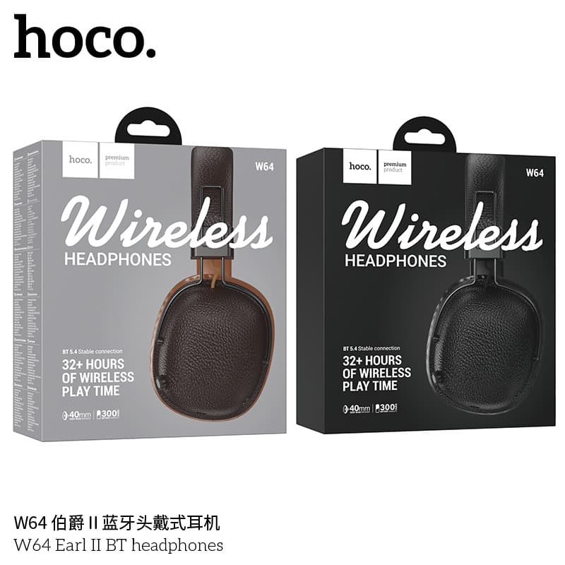 Hoco W64 Wireless Bluetooth Headphone view 5