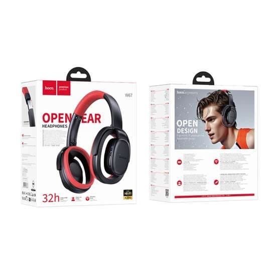 HOCO W67 Wireless Bluetooth 5.4 Open Ear Headphone With AUX Support view 6
