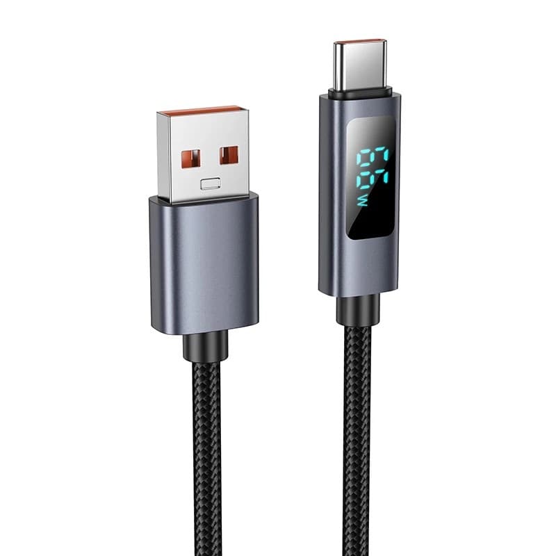 Hoco X112 3A 60W 1M Type C C Digital Display Charging Data Cable view 1