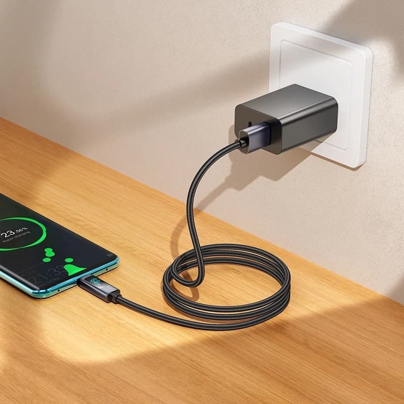 Hoco X112 3A 60W 1M Type C C Digital Display Charging Data Cable view 3