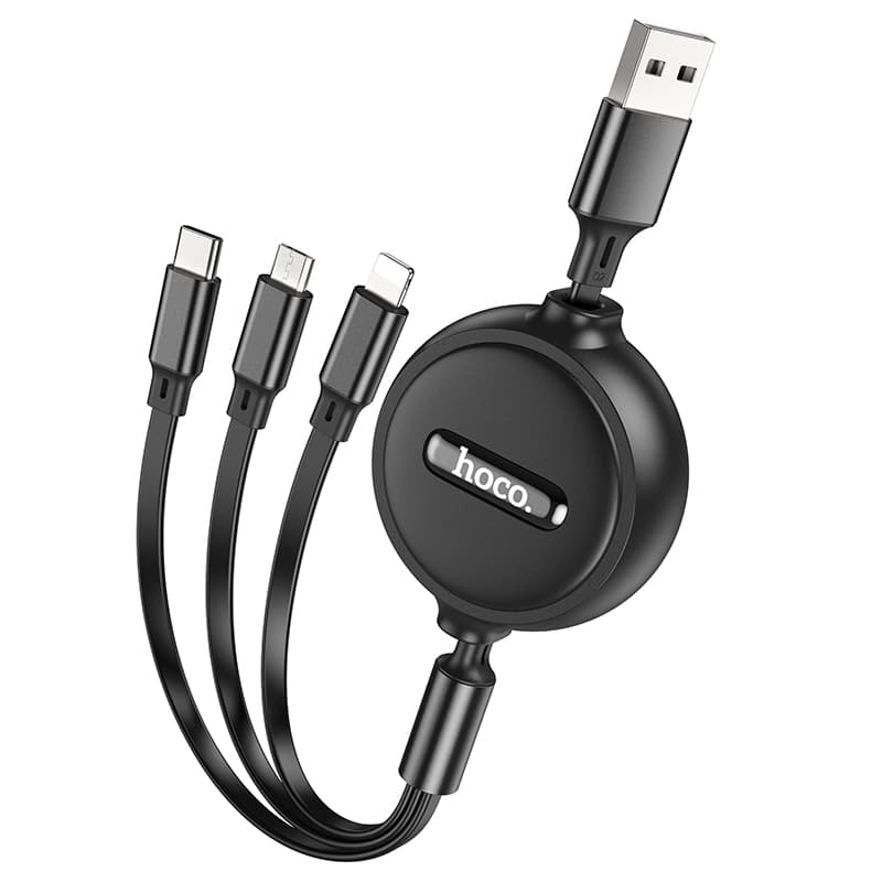 Hoco X75 Cable 3 In1 Charging Wire view 1