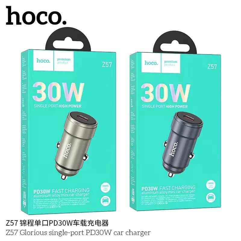 Hoco Z57 Single Port PD30W Car Charger view 4