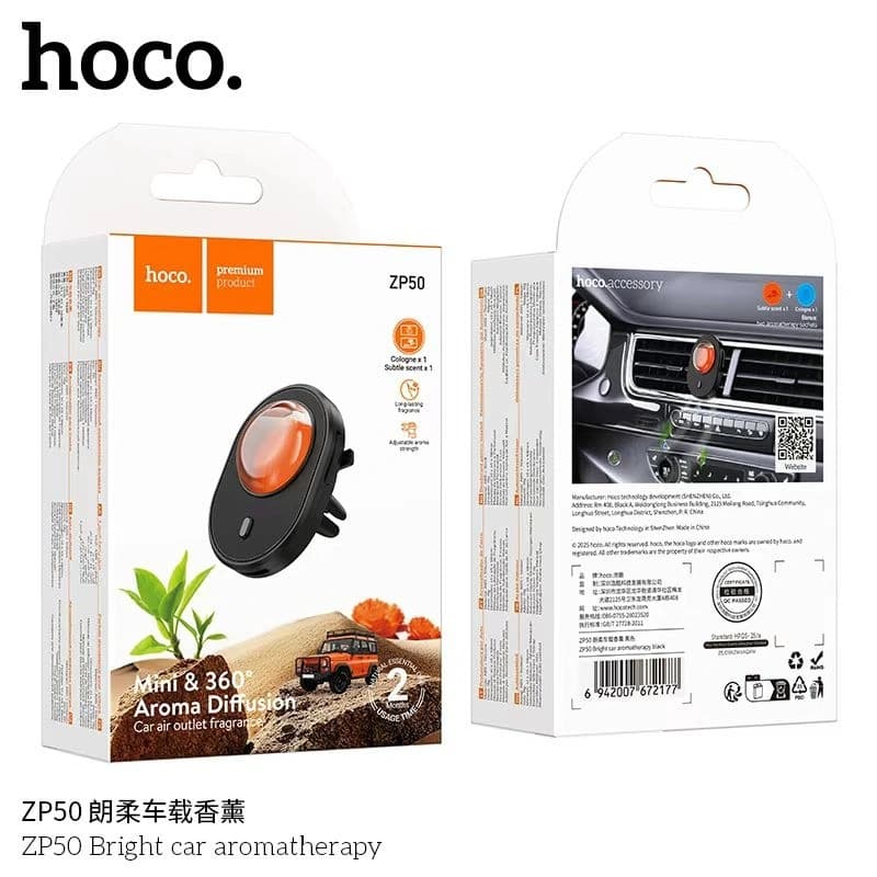 Hoco ZP50 Bright Car Air Vent Aromatherapy Diffuser Car Fragrance view 4