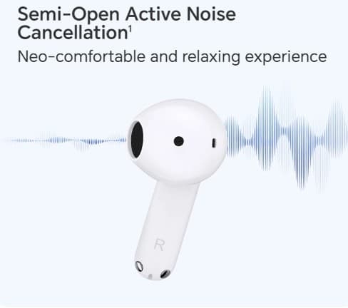 HONOR CHOICE Earbuds X7e – Semi-Open Active Noise Cancellation Wireless Earphones With 40-Hour Battery Life view 2
