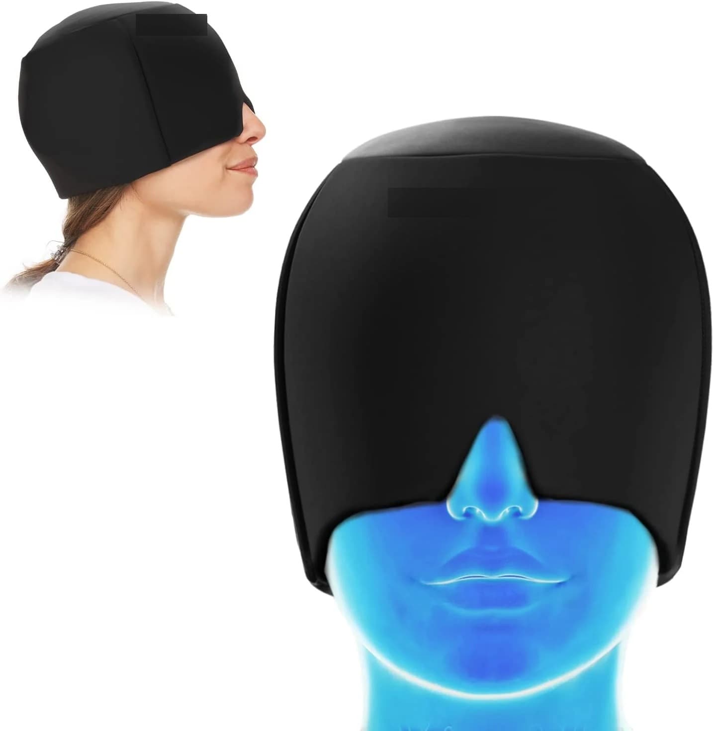 Hot & Cold Compress Therapy Gel Migraine Headache Relief Cap view 4