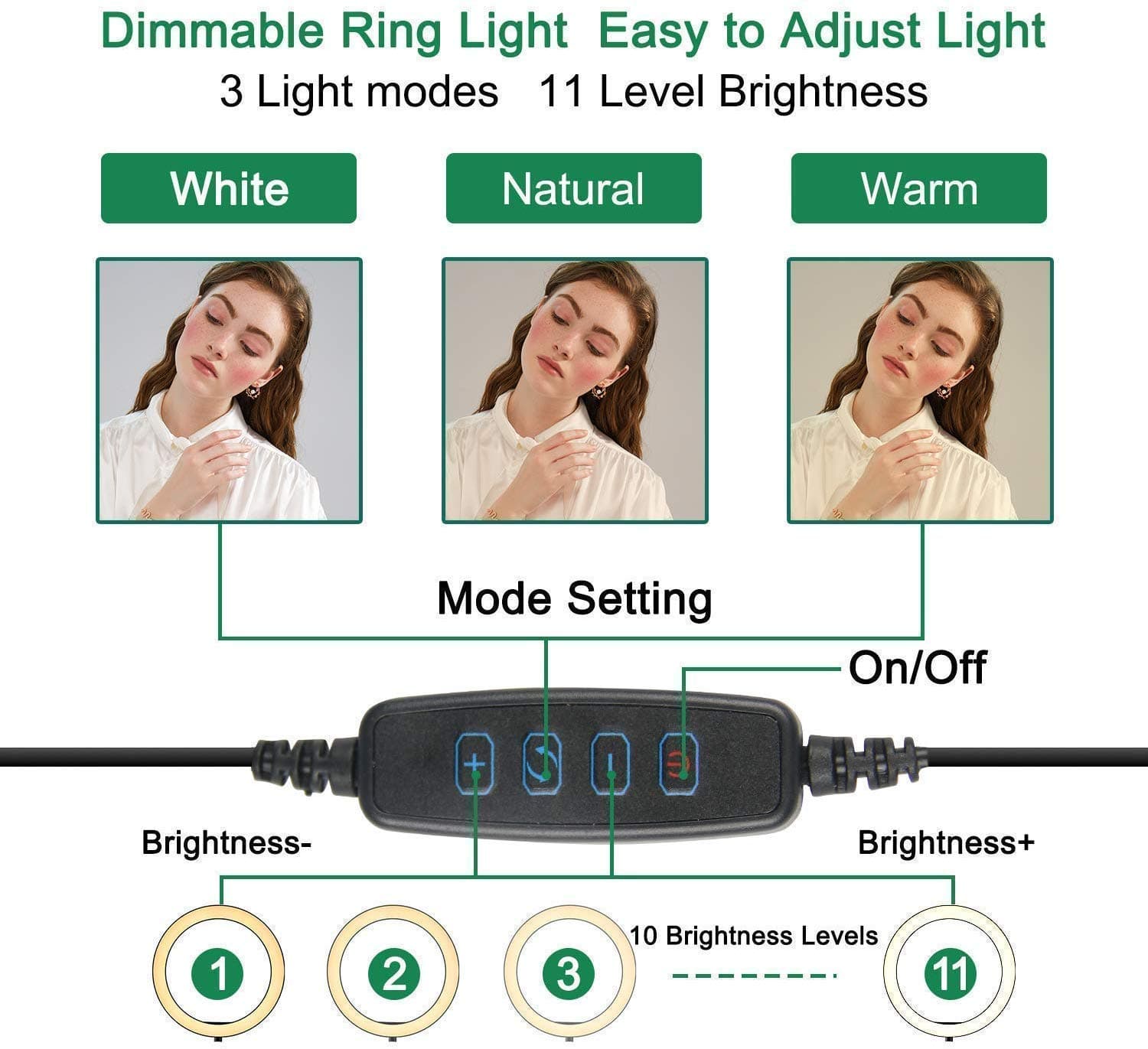 HX260 26 Cm LED Ring Fill Light For Phone With Tripod Stand view 2