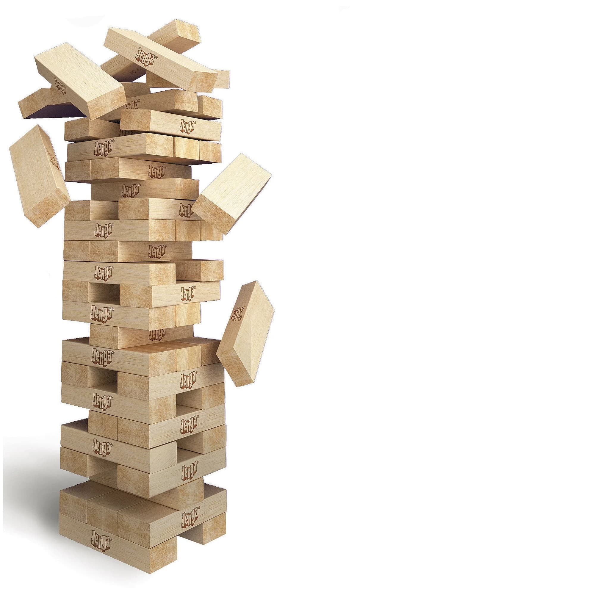 Jenga Giant Hardwood Stacking Game Stack 3 Feet And Higher view 2