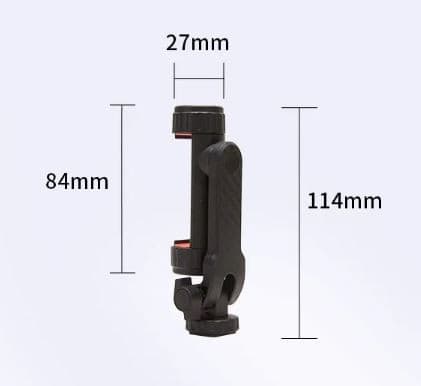 Jmary BH05 Double Cold Shoe Extension Mobile Holder view 4