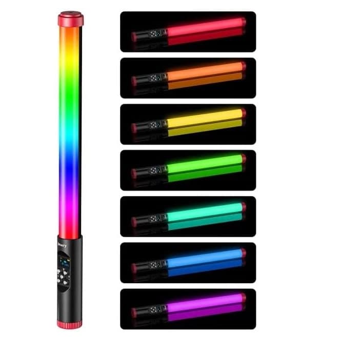 Jmary FM 128 RGB Led Light Waterproof Lighting Bar With OLED Display Indicator view 2