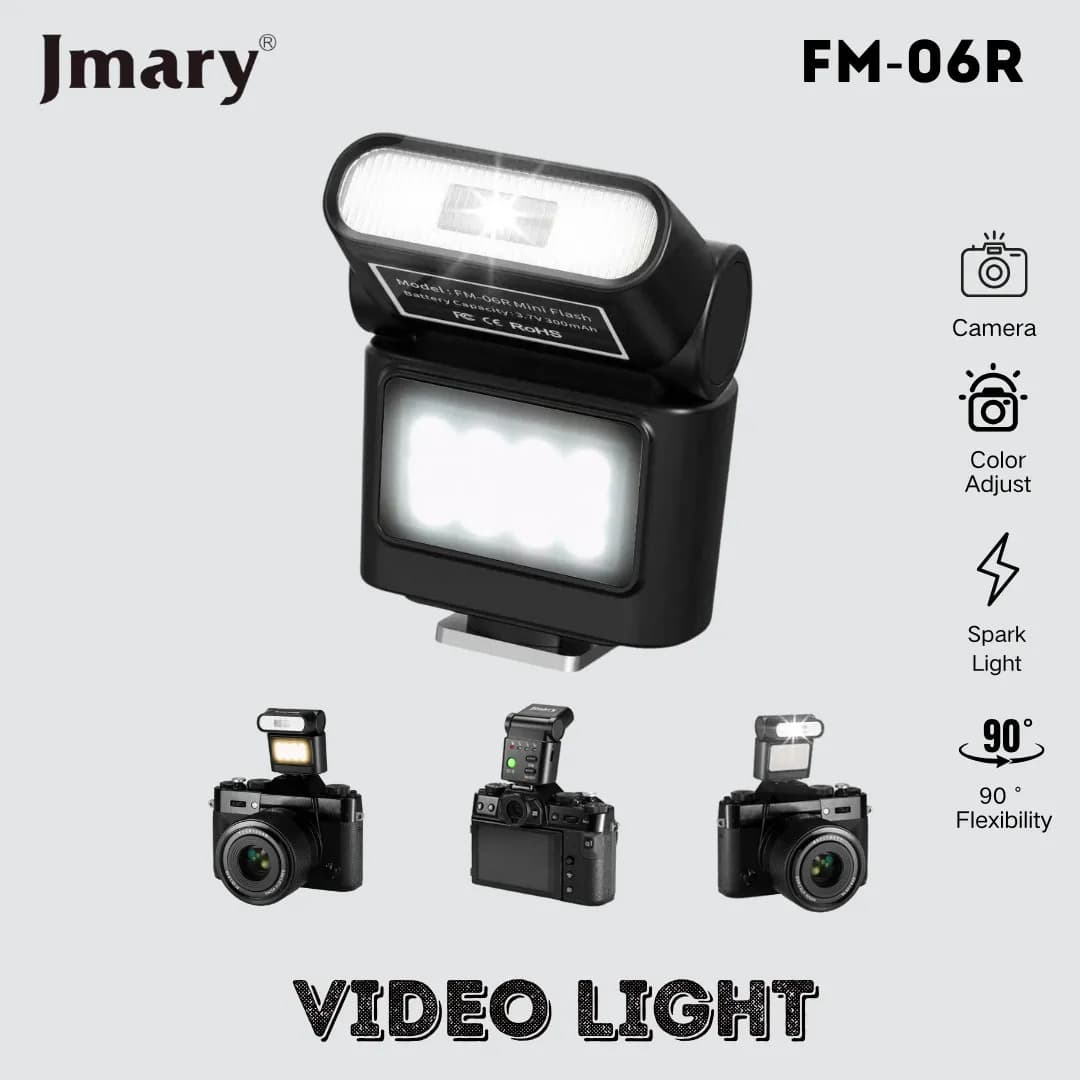 Jmary FM06R Mini Camera Flash Video Light view 1