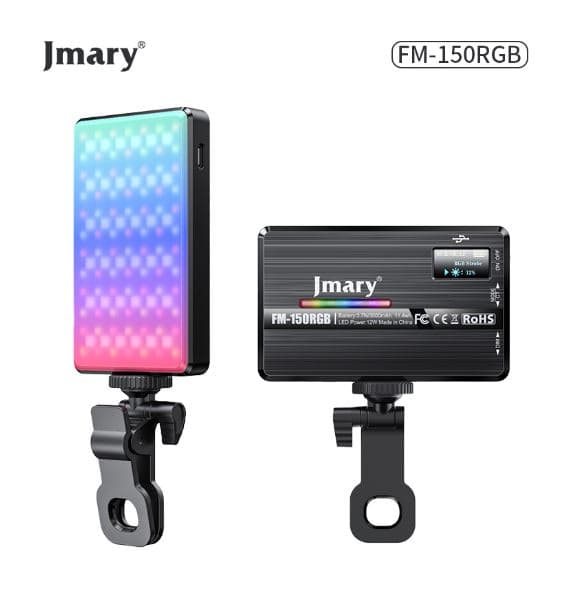 Jmary FM150 RGB Video RGB Camera Mobile Fill Light view 1