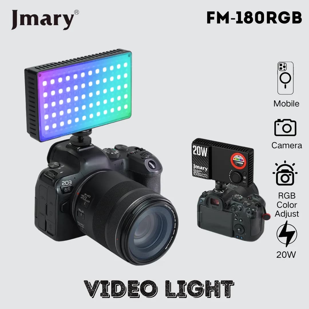Jmary FM180 RGB Video Fill Light view 3