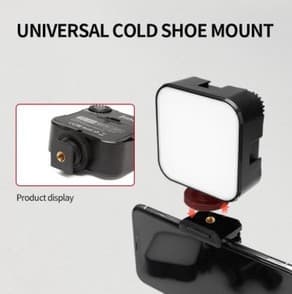 Jmary FM48R Mini Dimmable Interlock LED Video Light Fill Light view 3