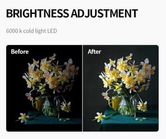 Jmary FM48R Mini Dimmable Interlock LED Video Light Fill Light view 5