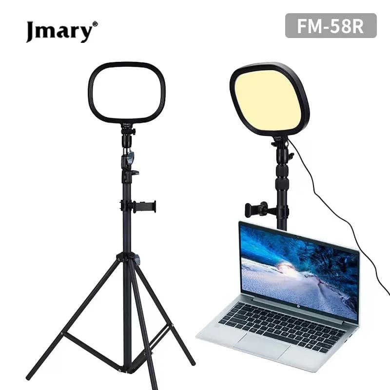 Jmary FM58R 9inch Professional Portable led Dimmable Makeup Panel Light 12 Watt view 1