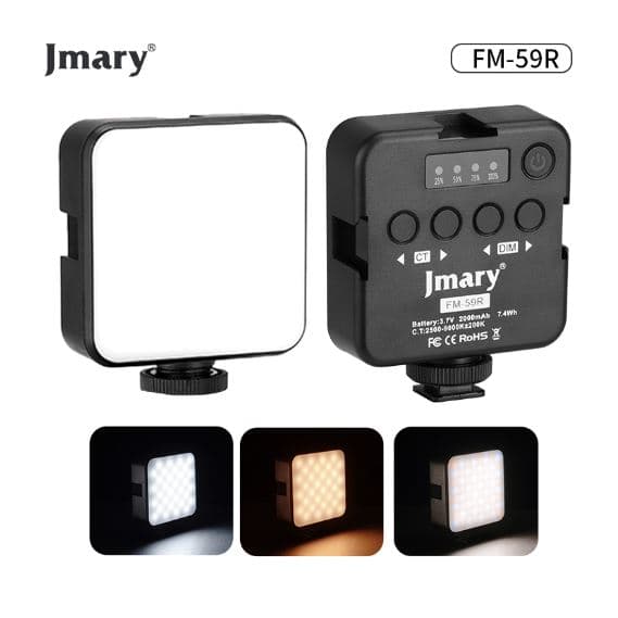 Jmary FM59R Camera Mini Video Fill Light view 1