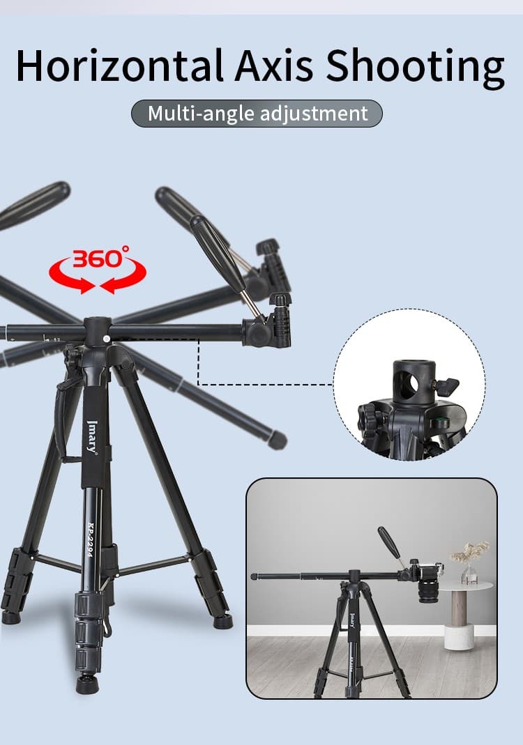 Jmary KP 2294 Multifunctional Professional Tripod With Multi Angle Adjustment view 4