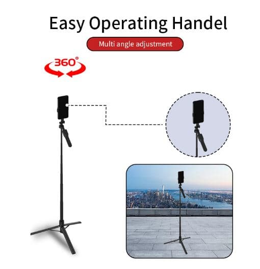 Jmary KT239 1.7M Selfie Stick Tripod Stand view 2