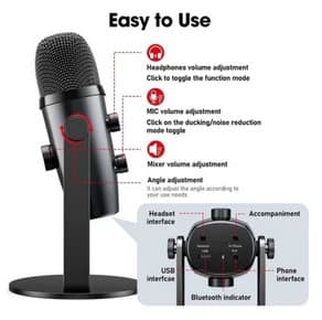 Jmary MC PW10 Multifunction USB Recording Microphone view 3