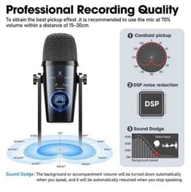 Jmary MC PW10 Multifunction USB Recording Microphone view 2