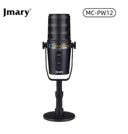 Jmary MC PW12 XLR & USB Interface Microphone For Podcasting Gaming Streaming Recording view 1