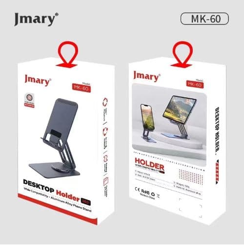 Jmary MK60 Aluminum Alloy Desktop Tablet Mobile Stand view 3
