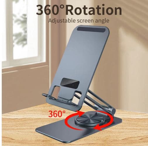 Jmary MK60 Aluminum Alloy Desktop Tablet Mobile Stand view 2