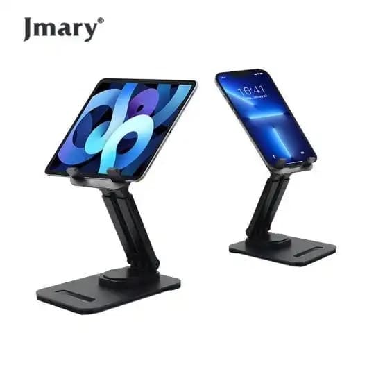 JMARY MK62 360-Degree Rotating Foldable Desktop Phone Tablet Holder view 1