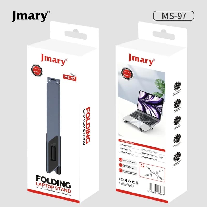 Jmary MS97 Aluminum Foldable Laptop & Tablet Holder Stand view 4