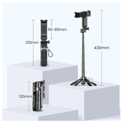 Jmary MT18 Mini Selfie Stick With Bluetooth Remote view 3