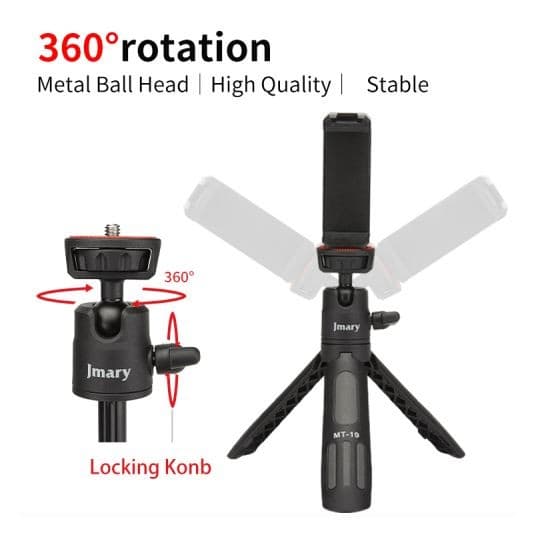 Jmary MT19 Mini Mobile Stand Selfie Stick Tripod view 5
