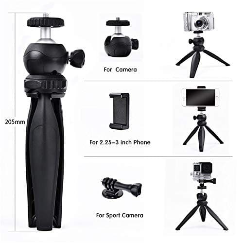 JMARY MT20 Table Top Mini Portable Foldable Tripod Stand view 3
