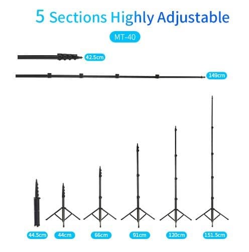 Jmary MT40 2 In 1 Monopod Selfie Stick Tripod view 5