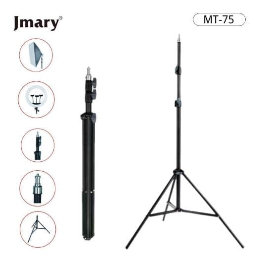 Jmary MT75 Light Tripod Stand For Softbox Ring Lights And Mobile Phones view 1