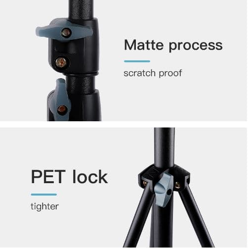 Jmary MT75 Light Tripod Stand For Softbox Ring Lights And Mobile Phones view 3
