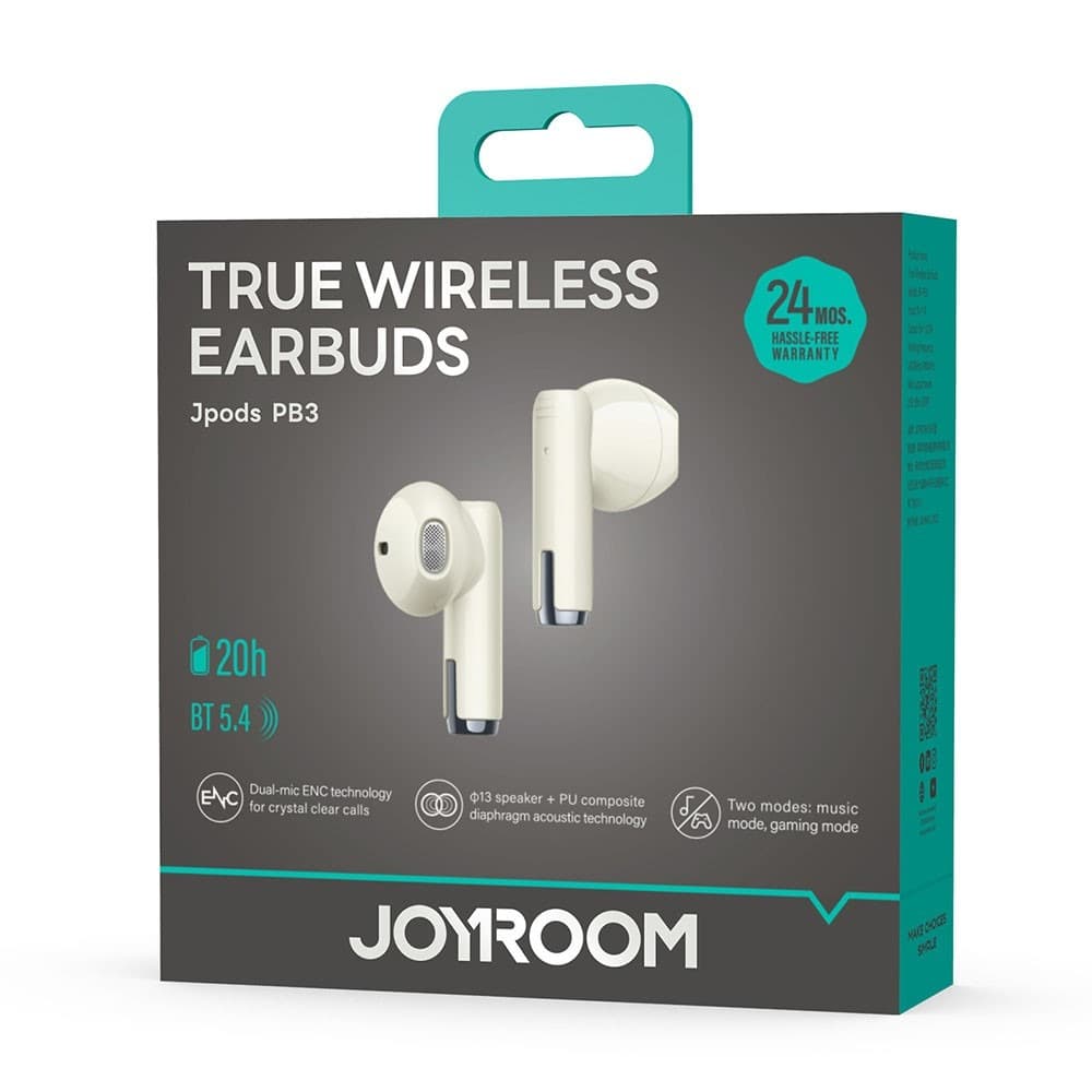 Joyroom JPods JR PB3 True-Wireless Bluetooth Earbuds view 5