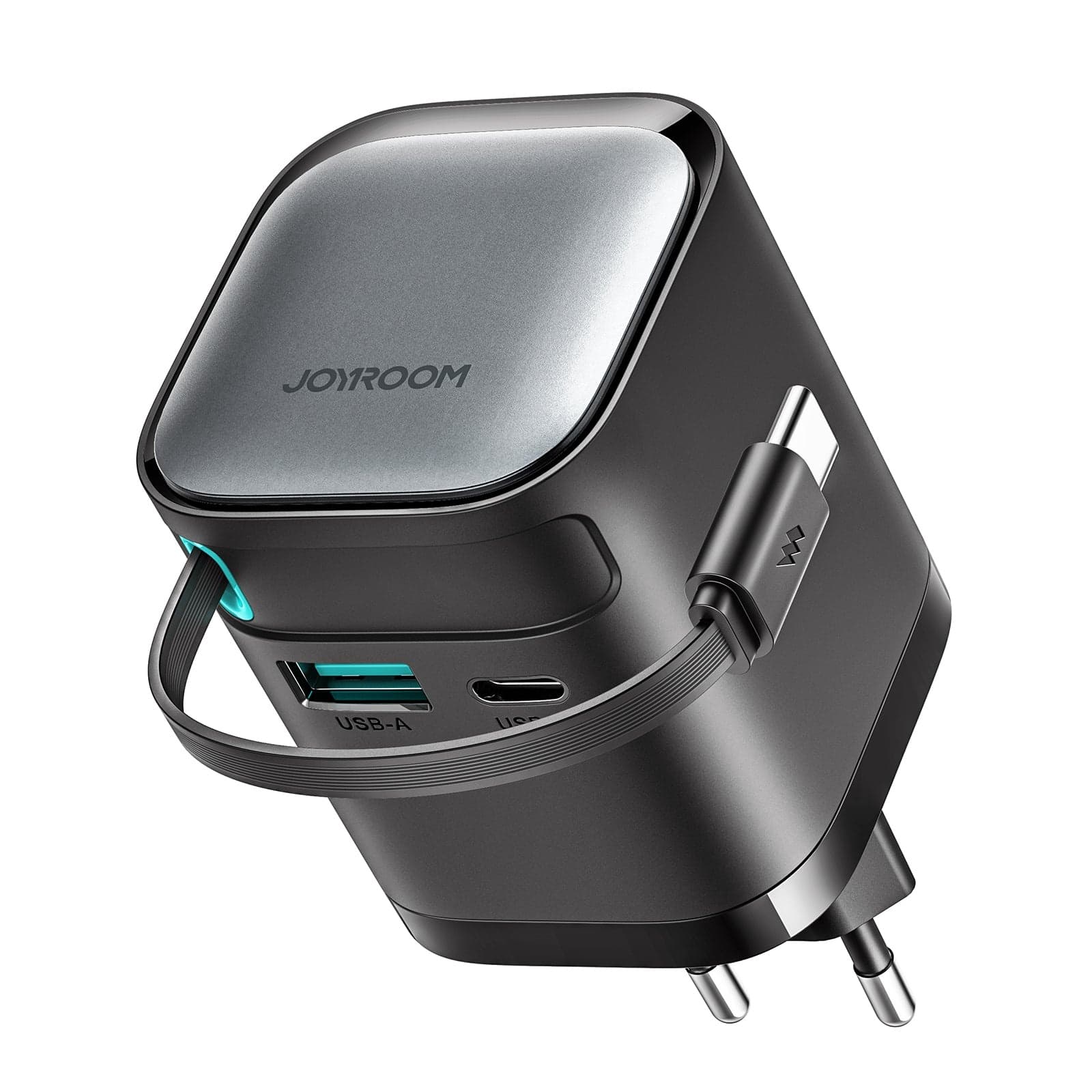 Joyroom JR TCL02 GaN 65W Charger With Retractable Cable (EU) view 1