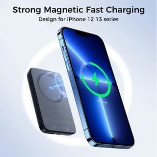 JOYROOM JR W020 Magnetic Wired + Wireless 2-In-1 Design Wireless Power Bank 10000MAH view 2