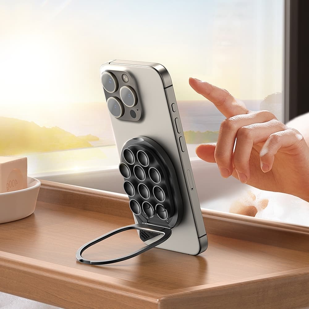 JOYROOM JR ZS418 Silicone Suction Cup Magnetic Phone Holder view 5