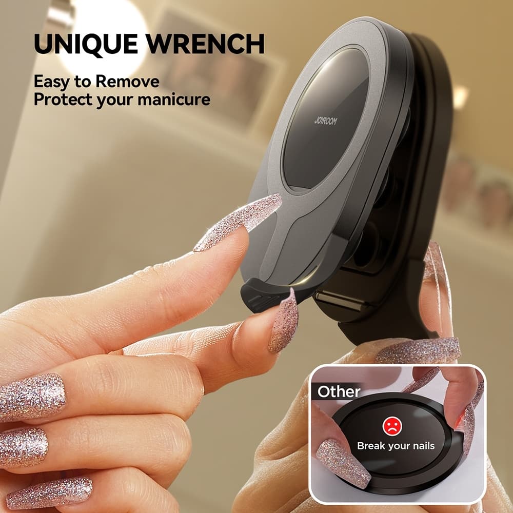 JOYROOM JR ZS418 Silicone Suction Cup Magnetic Phone Holder view 3